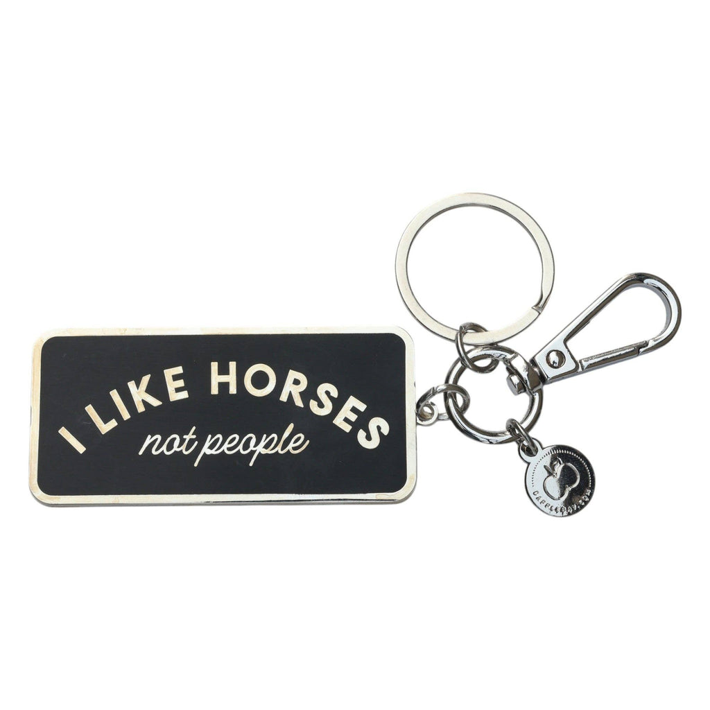 Dapplebay I Like Horses Keychain