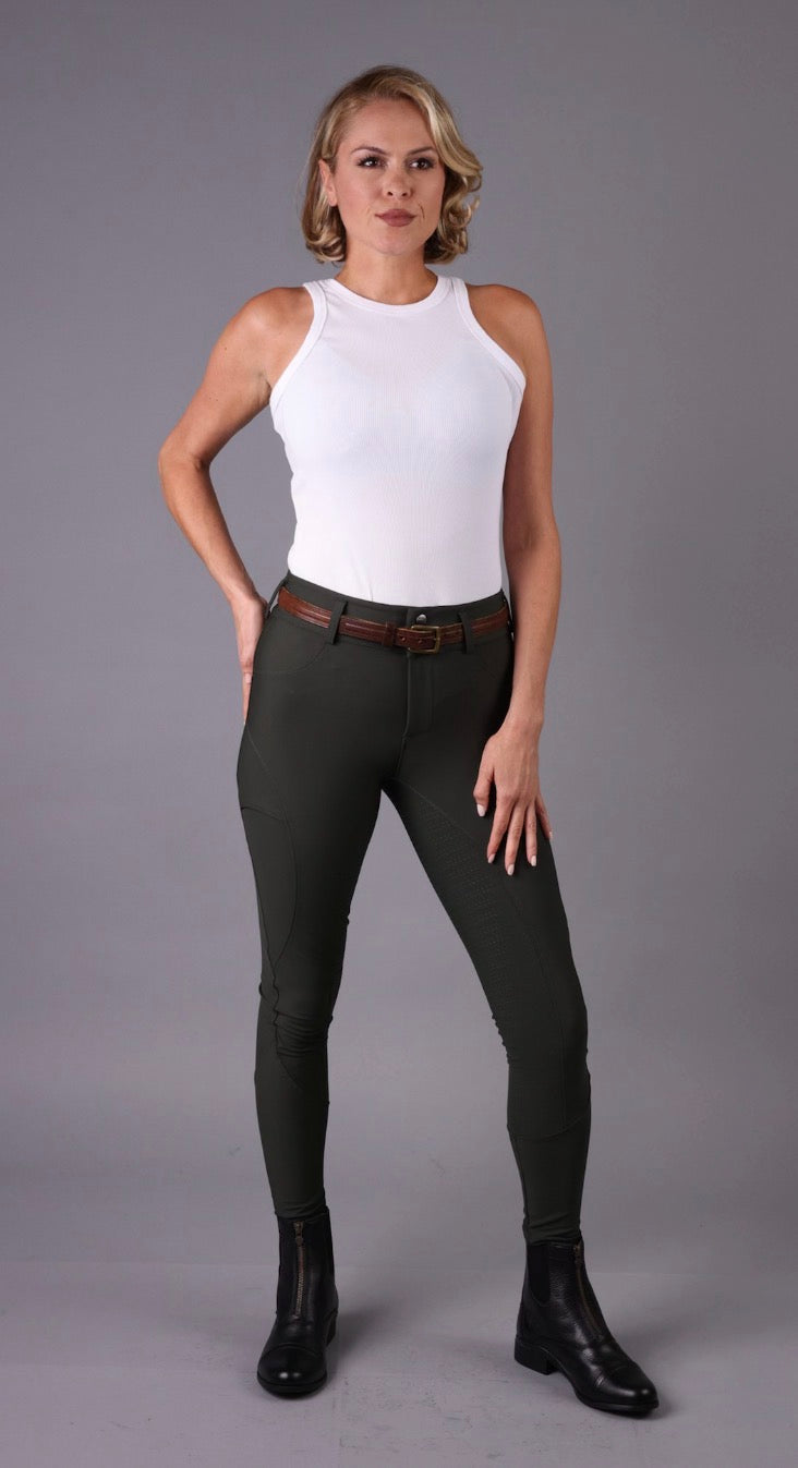 FEQ Charlotte Everyday Breeches in Hunter