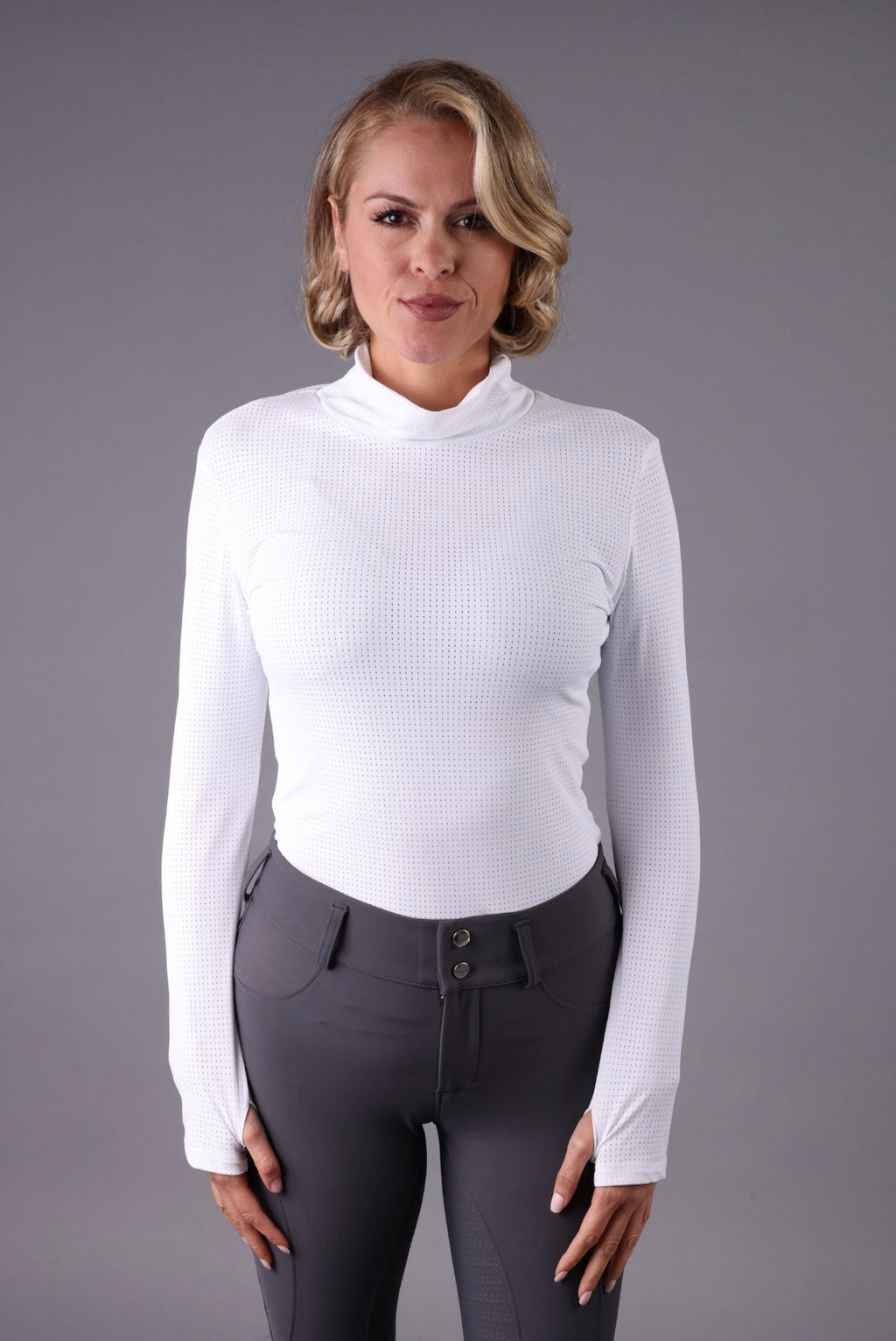 FEQ Stella Perforated Turtleneck