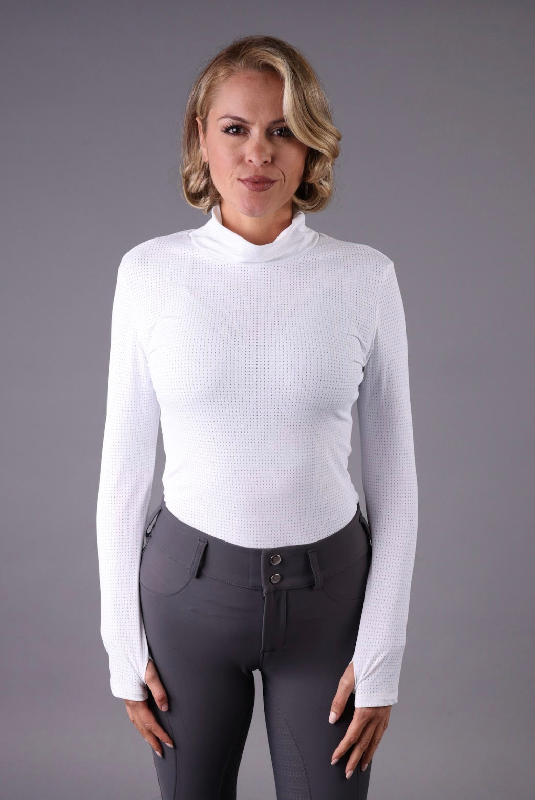FEQ Stella Perforated Turtleneck