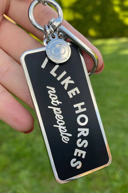 Dapplebay I Like Horses Keychain