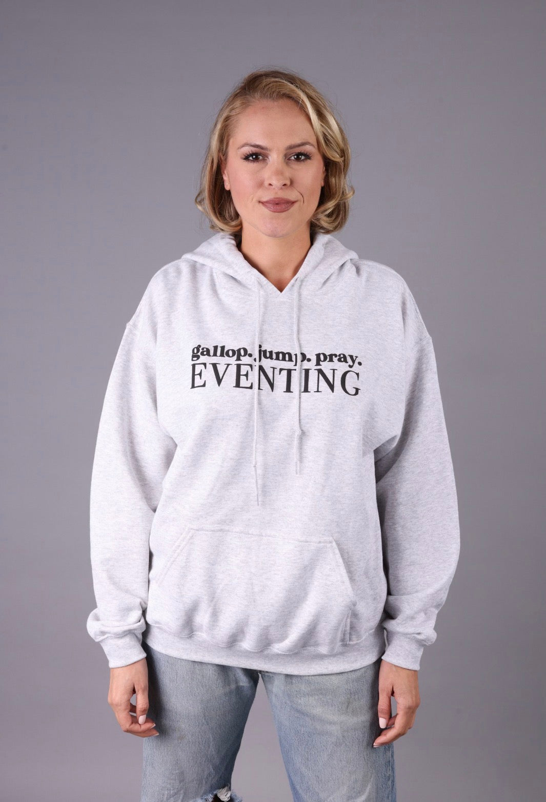 FEQ “EVENTING” Sweatshirt Hoodie in Grey