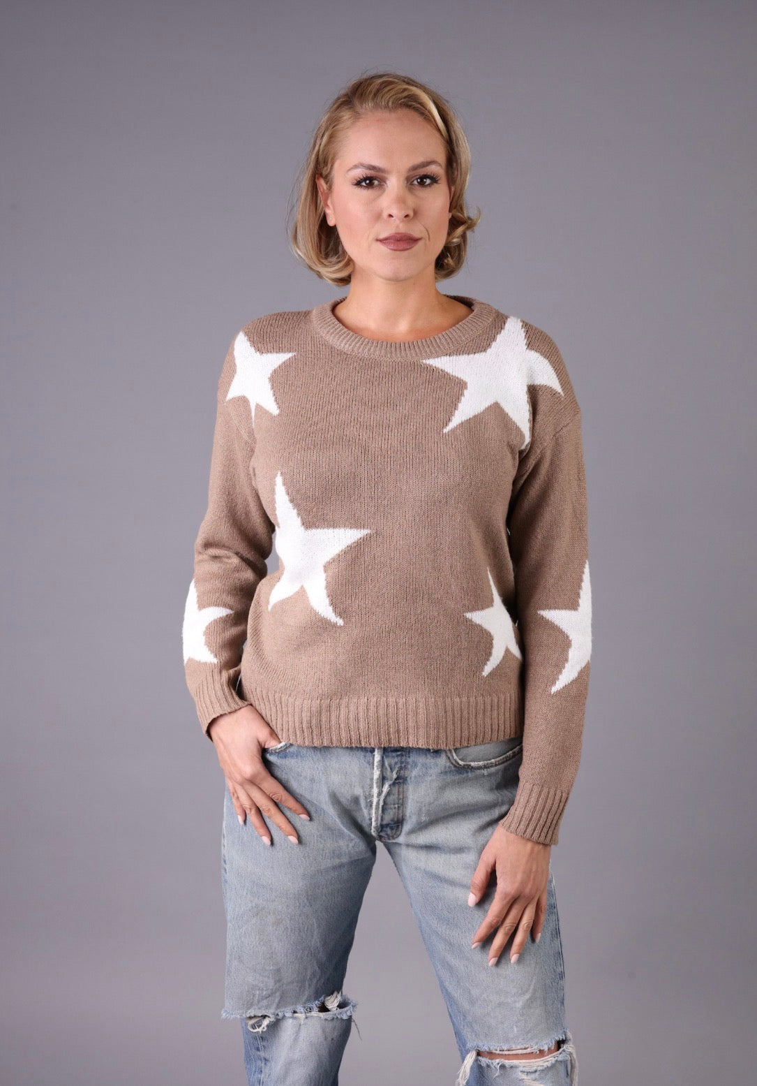 FEQ Star Sweater - Beige