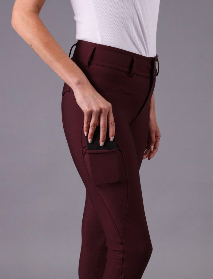 FEQ Charlotte Schooling Breeches in Mahogany