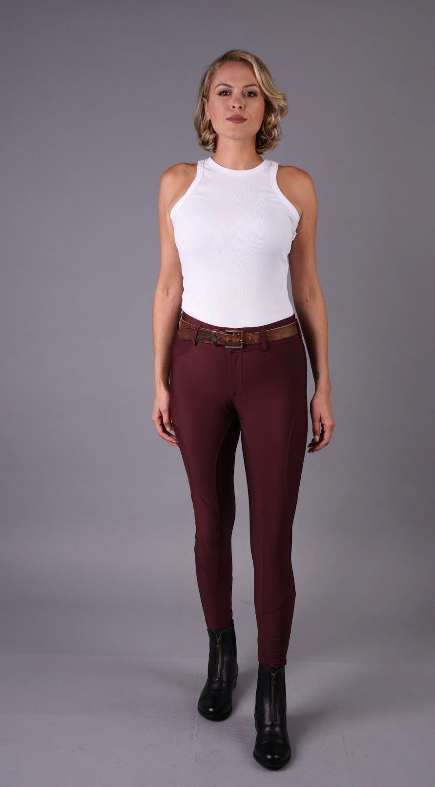 FEQ Charlotte Schooling Breeches in Mahogany