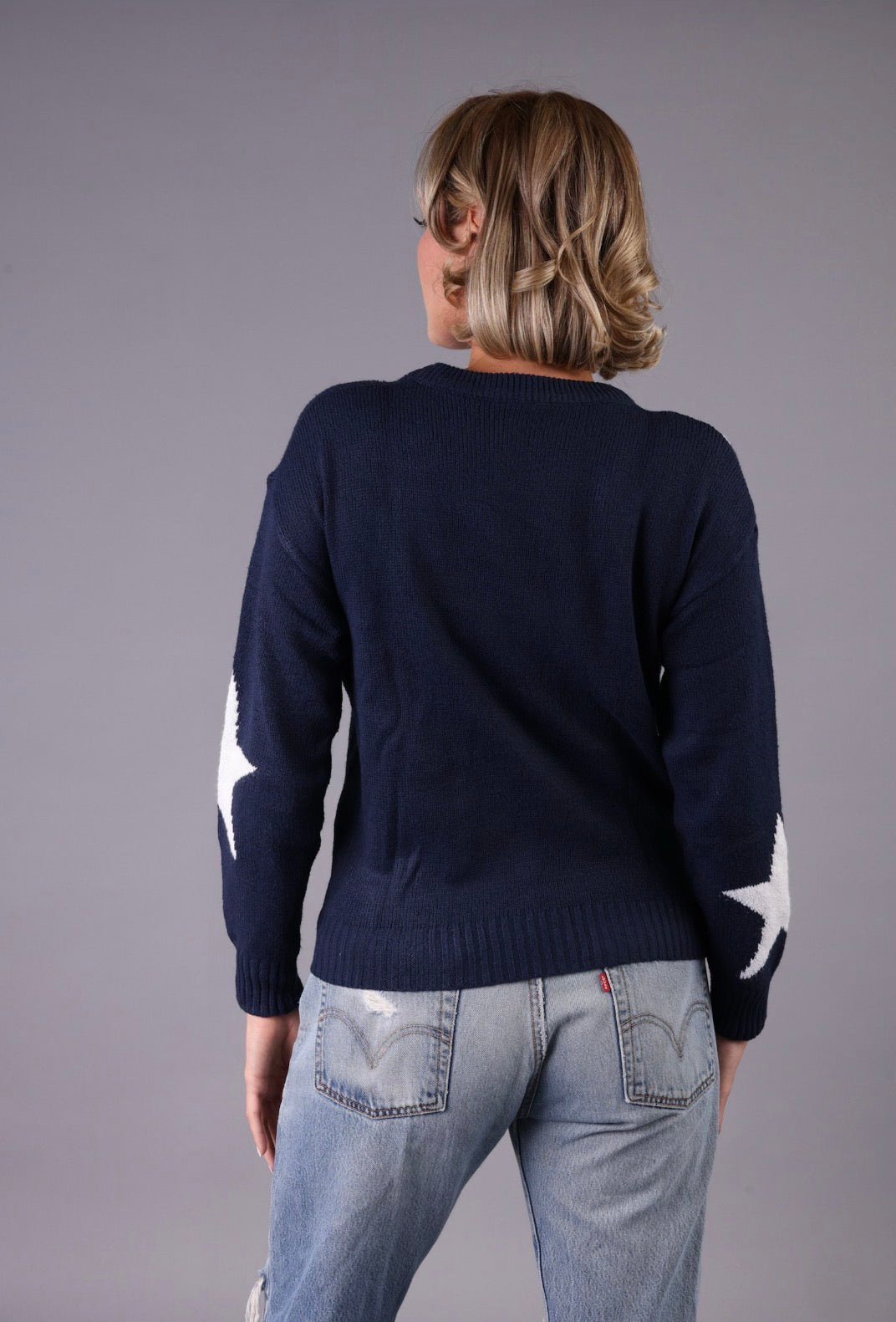 FEQ Star Sweater - Navy