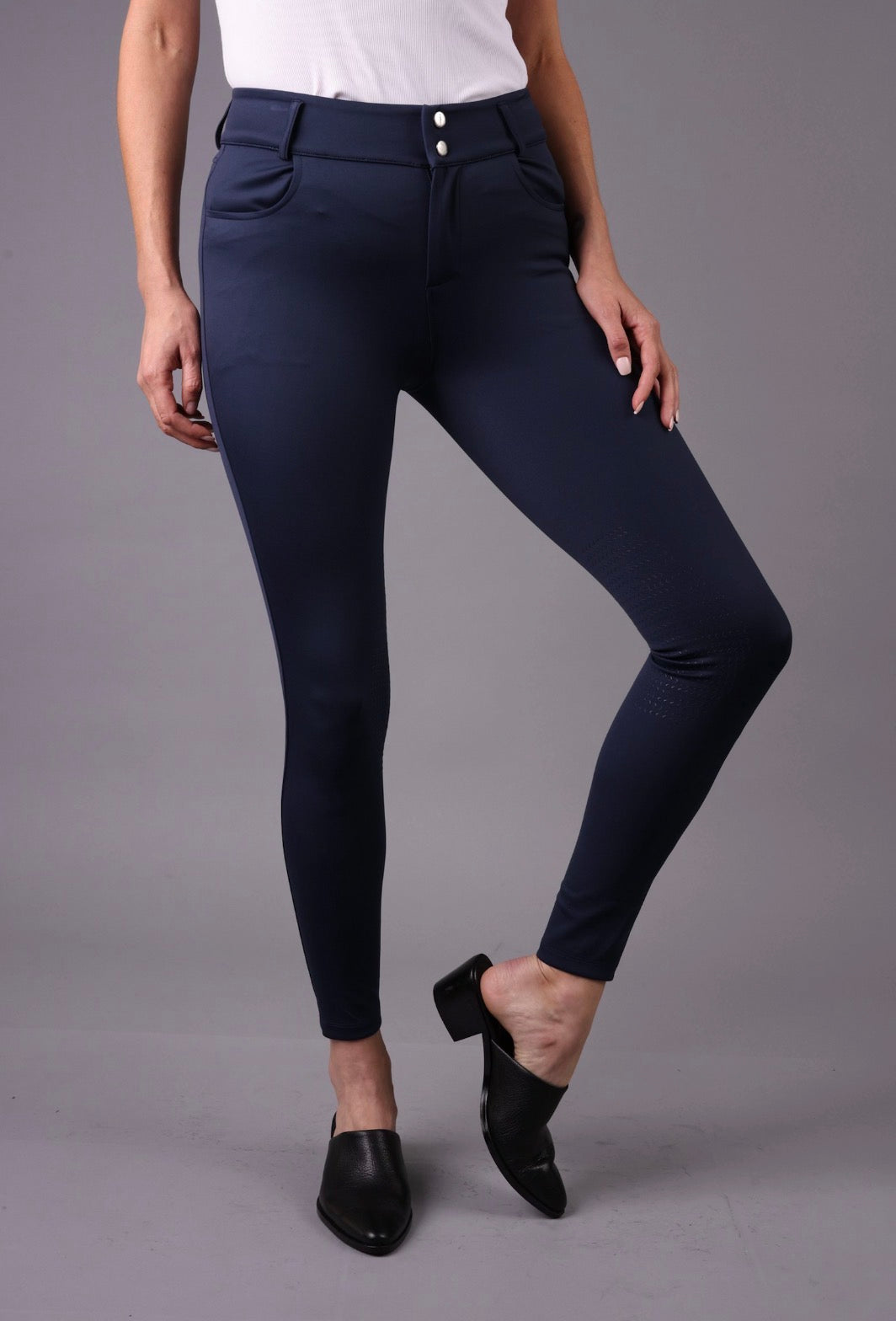 FEQ Arina Euro Style Breeches in Navy