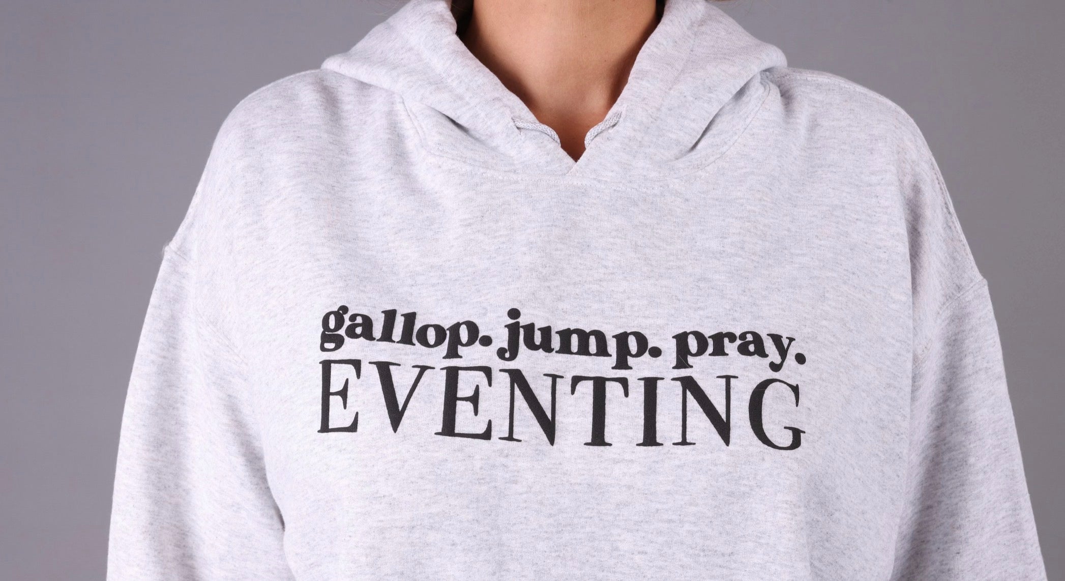 FEQ “EVENTING” Sweatshirt Hoodie in Grey