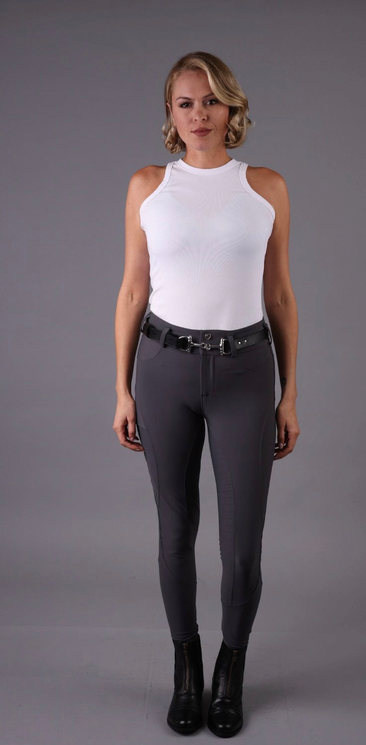 FEQ Charlotte Everyday Breeches in Slate Grey