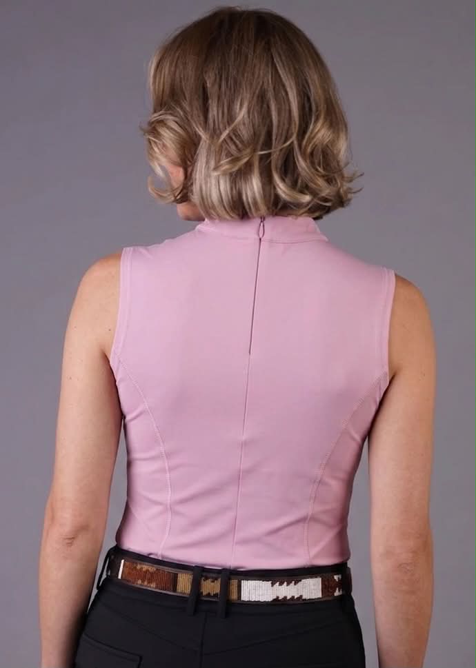 EQUITHEME Sleeveless “Je t’aime” Riding Shirt – Carla