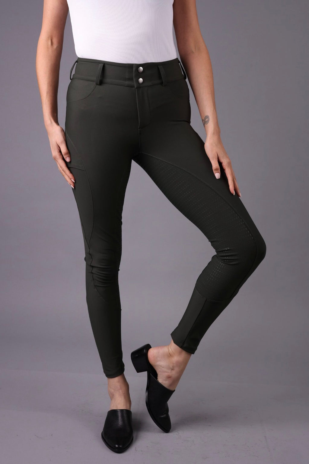 FEQ Charlotte Everyday Breeches in Hunter