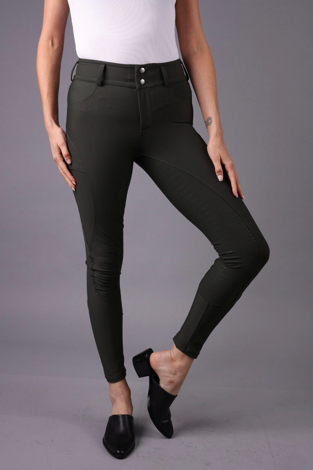 FEQ Charlotte Everyday Breeches in Hunter