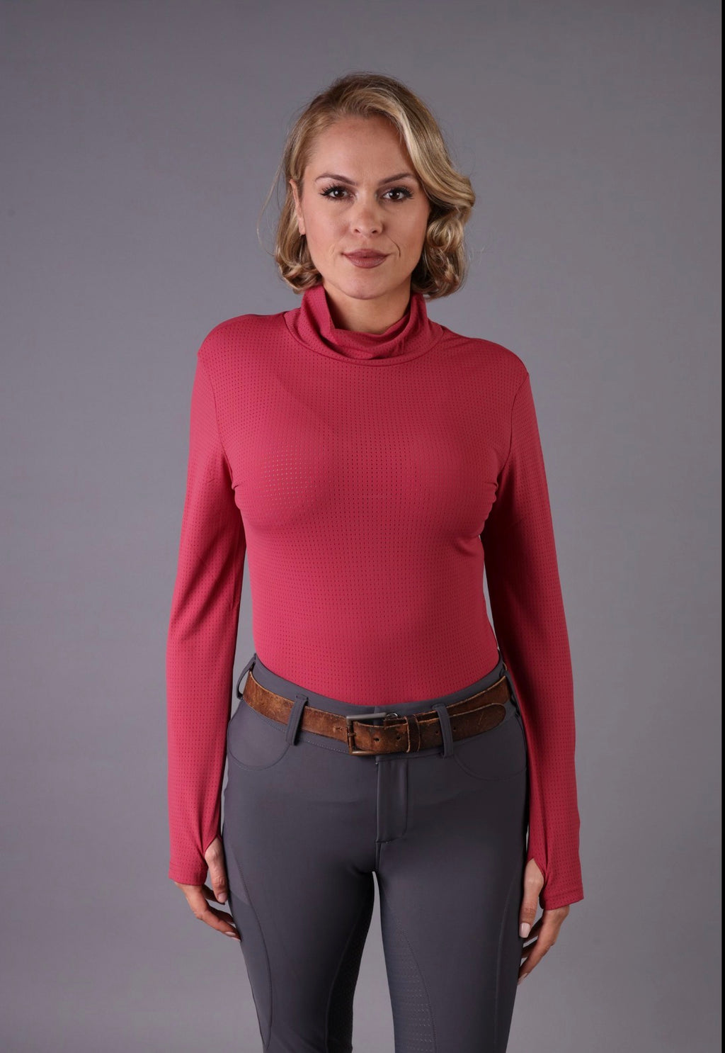 FEQ Stella Perforated Turtleneck