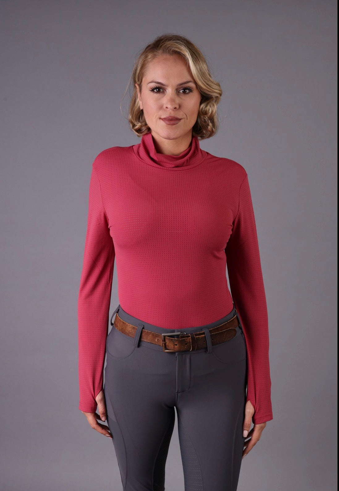 FEQ Stella Perforated Turtleneck
