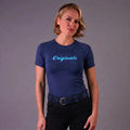 EQUITHÈME  Elena Seamless Short Sleeve Riding Shirt