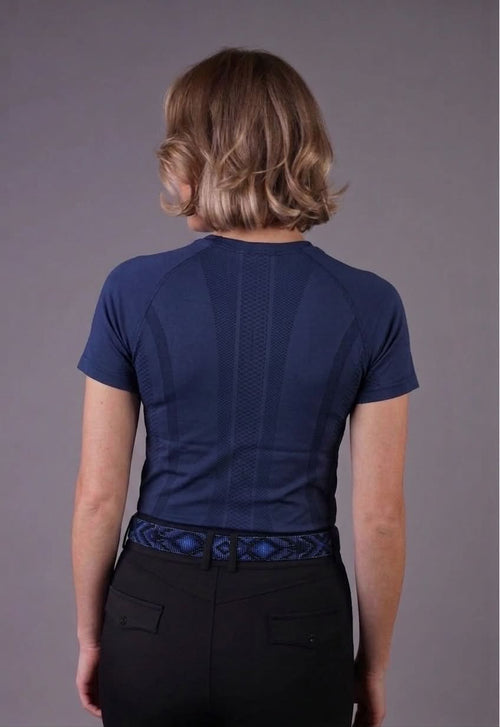 EQUITHÈME  Elena Seamless Short Sleeve Riding Shirt