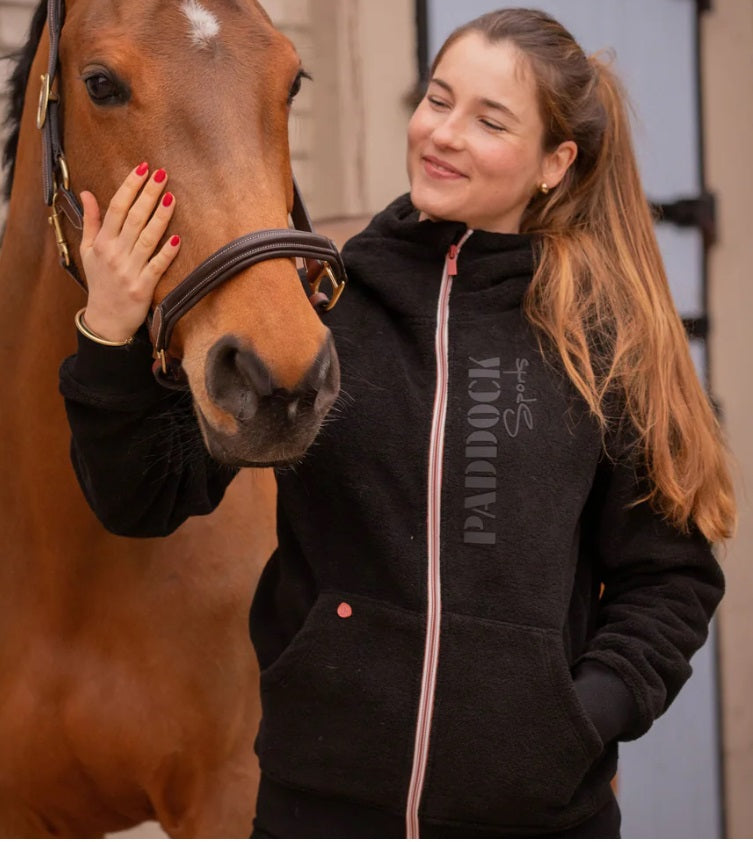 Paddock Sports Mathis Fleece Sweatshirt - Adult Black