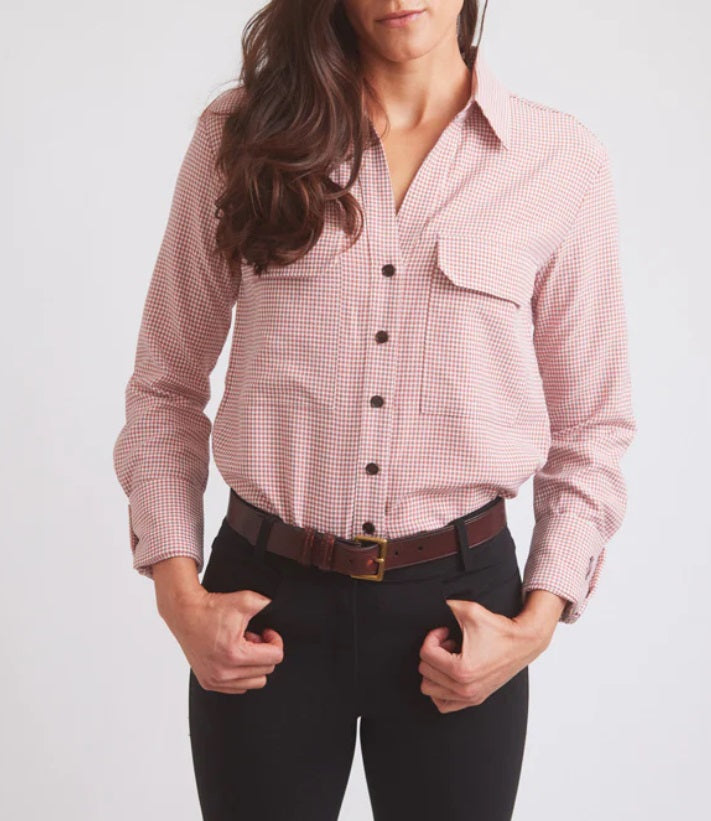 Solid Citizen Jessica II Gingham Shirt Cinnamon