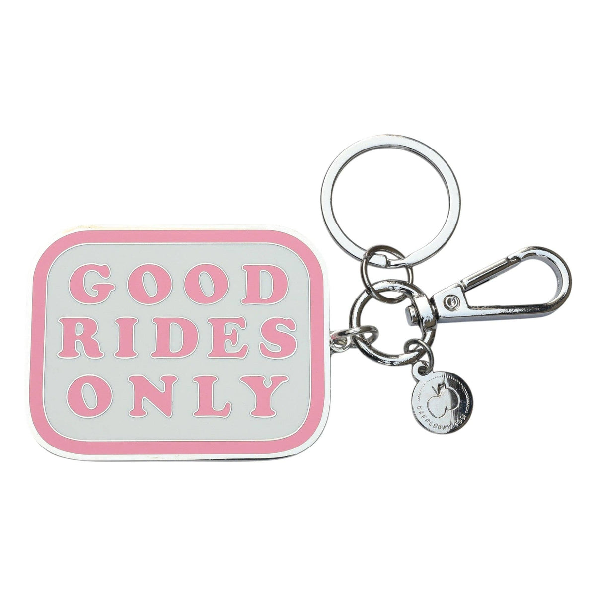 DAPPLEBAY Good Rides Only Keychain