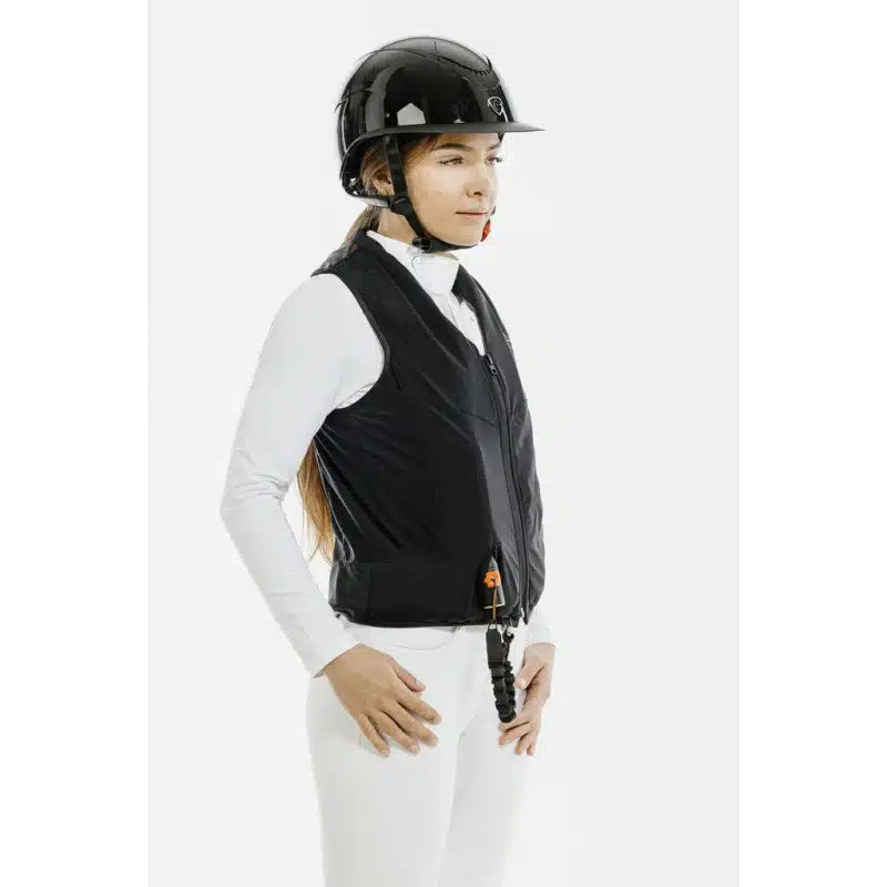 EQUITHEME Airsafe Airvest - Youth Airbag Vest Black